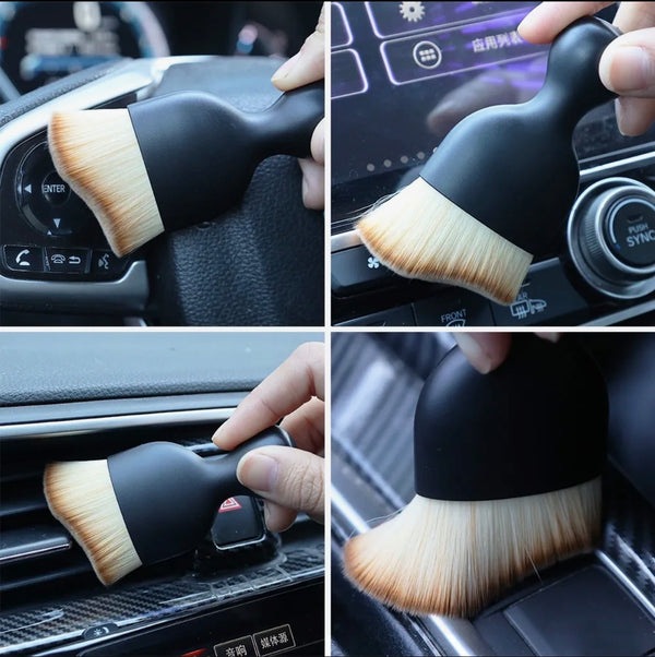 Wet & Dry Bristles Car Interior Dust Cleaning Brush
